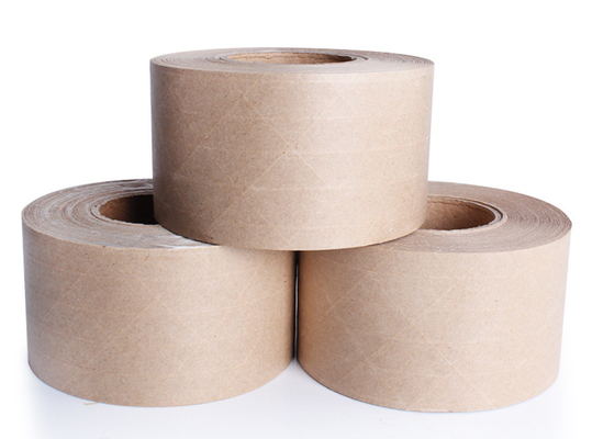 Acrylic Activated Fragile Kraft Paper Adhesive Tape Packaging 150MIC